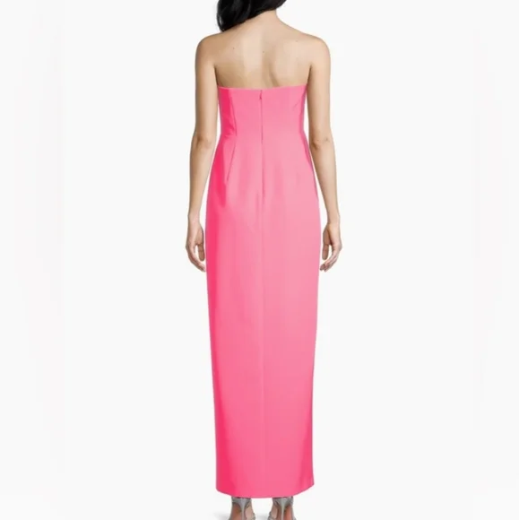 Liv Foster Sleeveless Crepe Gown - Picture 2 of 16